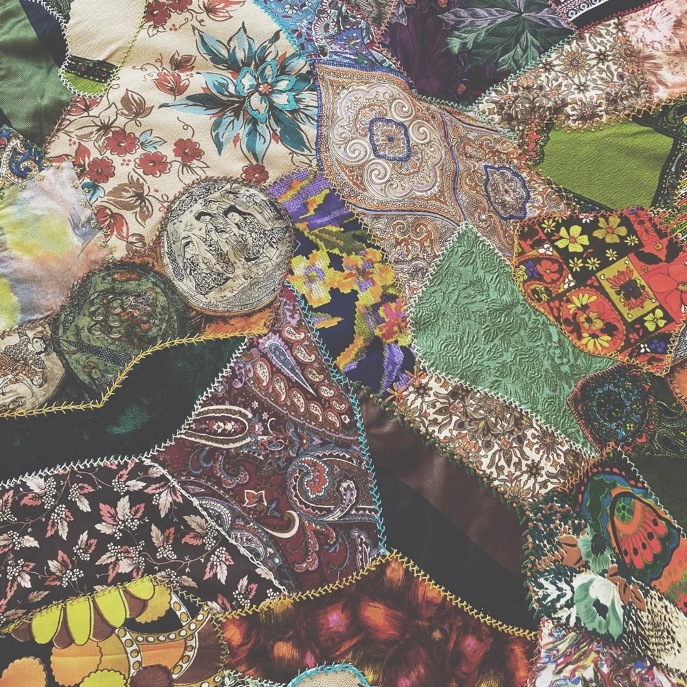 Family Heirloom Crazy Quilt